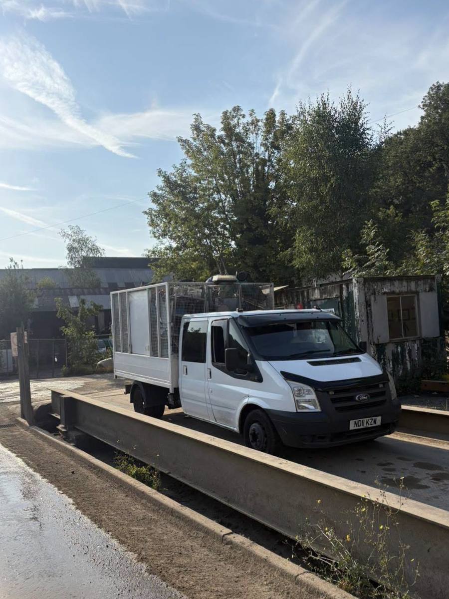 TWB's tipper trailer at a licensed waste transfer facility